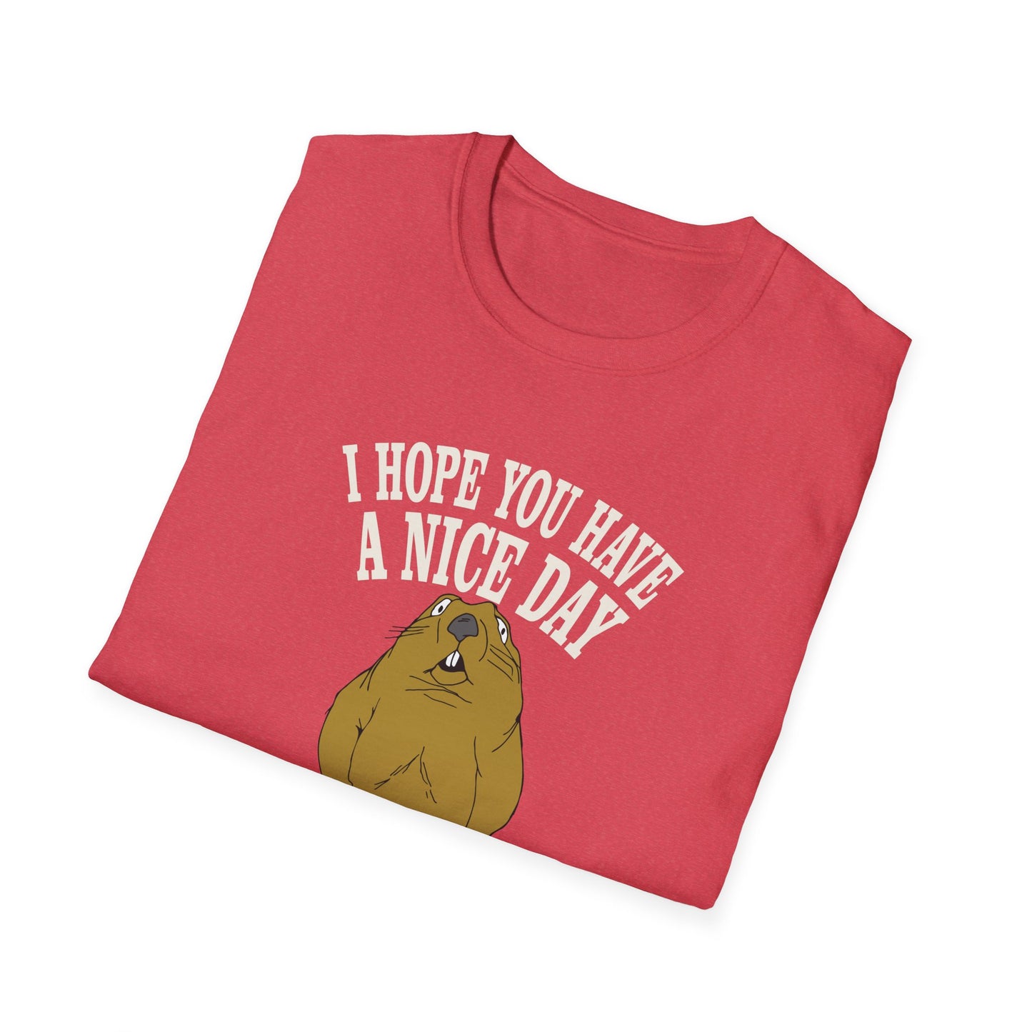 i hope you have a nice day and nobody be's bad to you T-Shirt