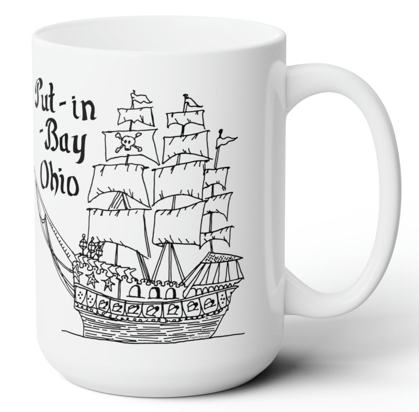 put in bay ohio white ceramic coffee mug context 1