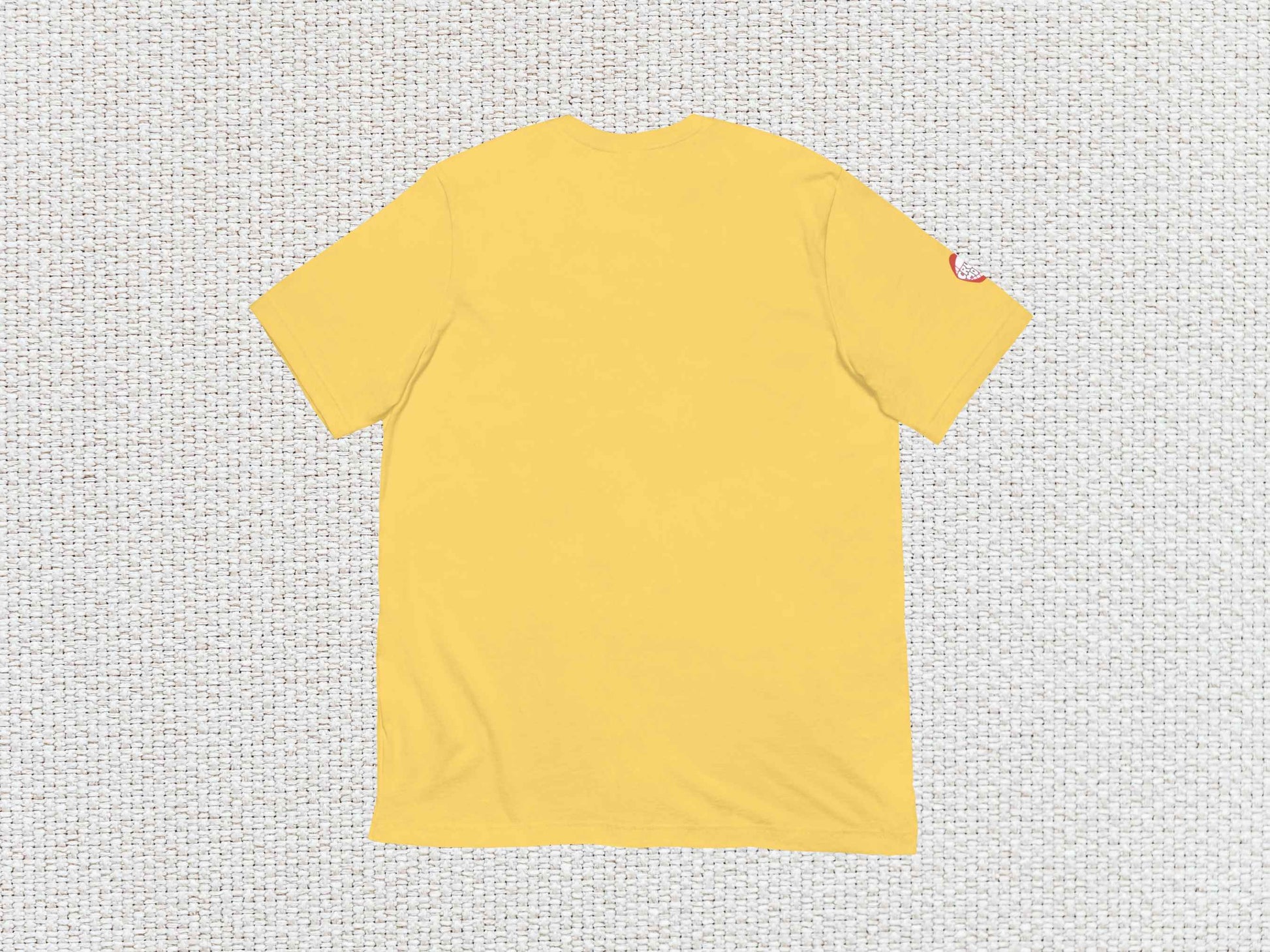 hanging in there like a hair in a biscuit shirt, funny t-shirts, flat, back, white textured background