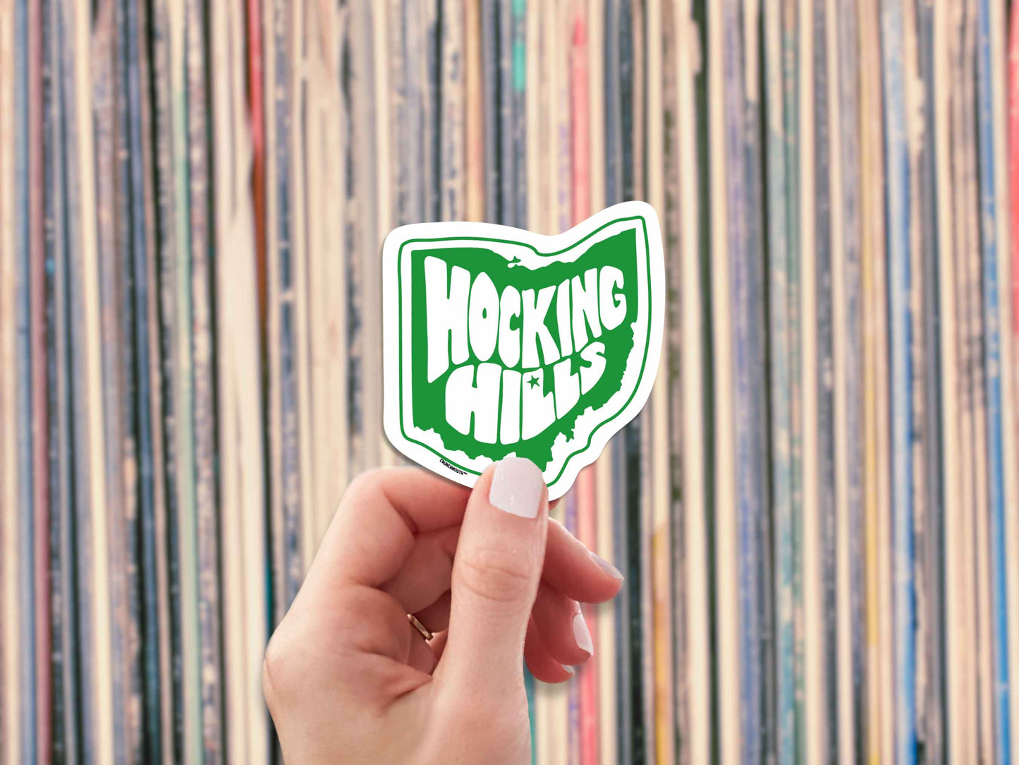 Hocking Hills Travel Luggage Sticker