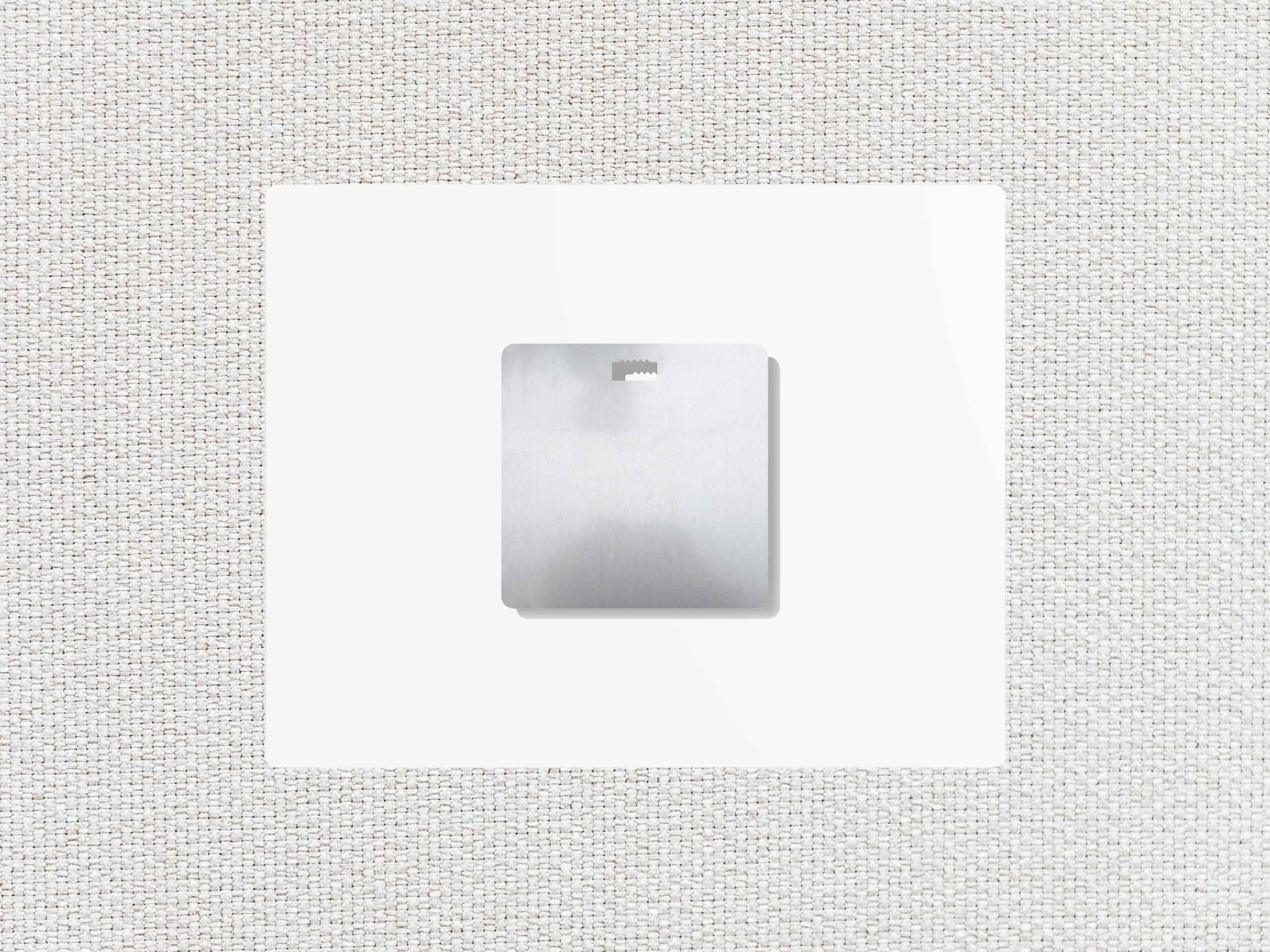 king of the road metal wall art sign, back mounting hardware, white textured background