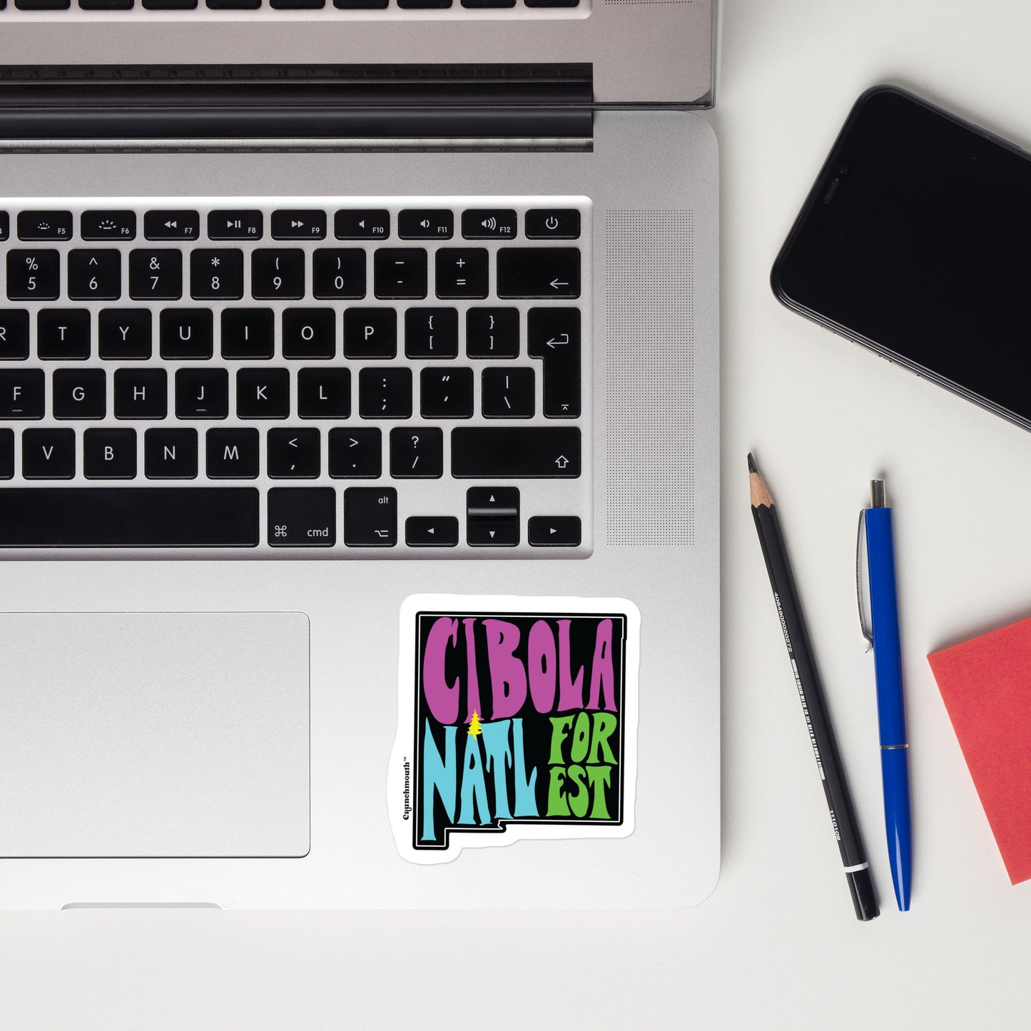 cibola national forest vinyl laptop sticker