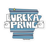 eureka springs arkansas sticker, plain white background