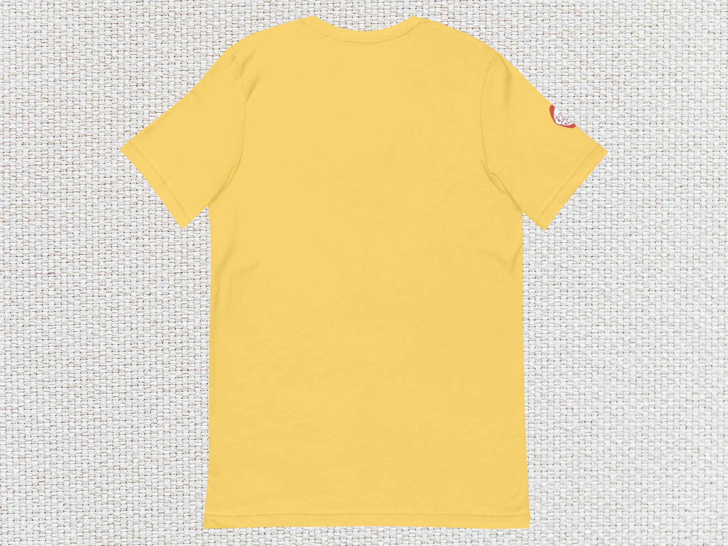 sedona shirt, souvenir t shirts, flat, back, white textured background