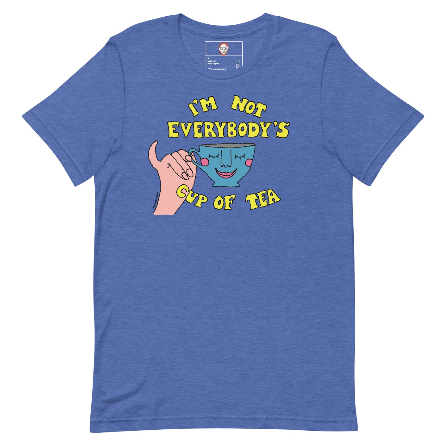 i'm not everybody's cup of tea shirt,flat mockups,front