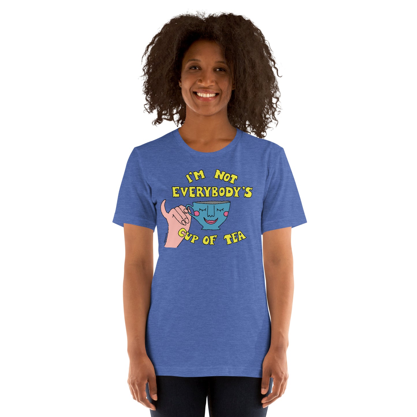 i'm not everybody's cup of tea shirt,women's 2 mockups,front