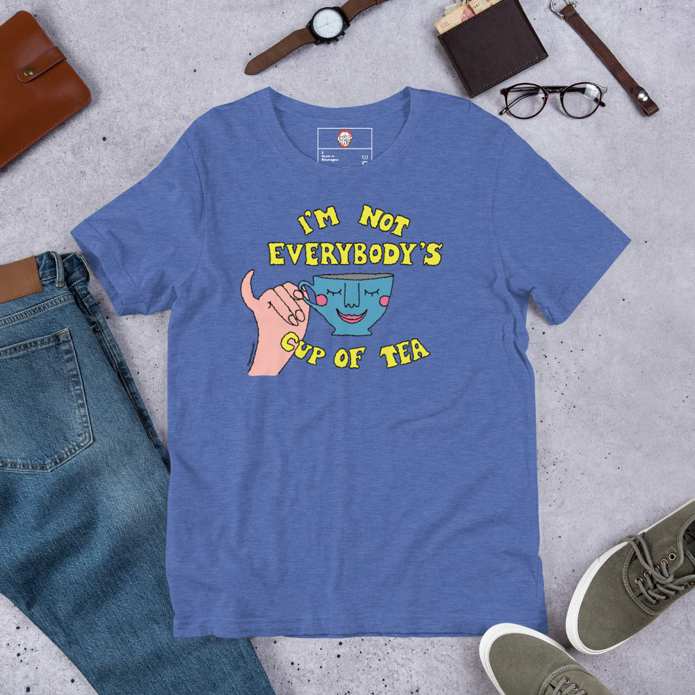i'm not everybody's cup of tea shirt,flat lifestyle mockups,front
