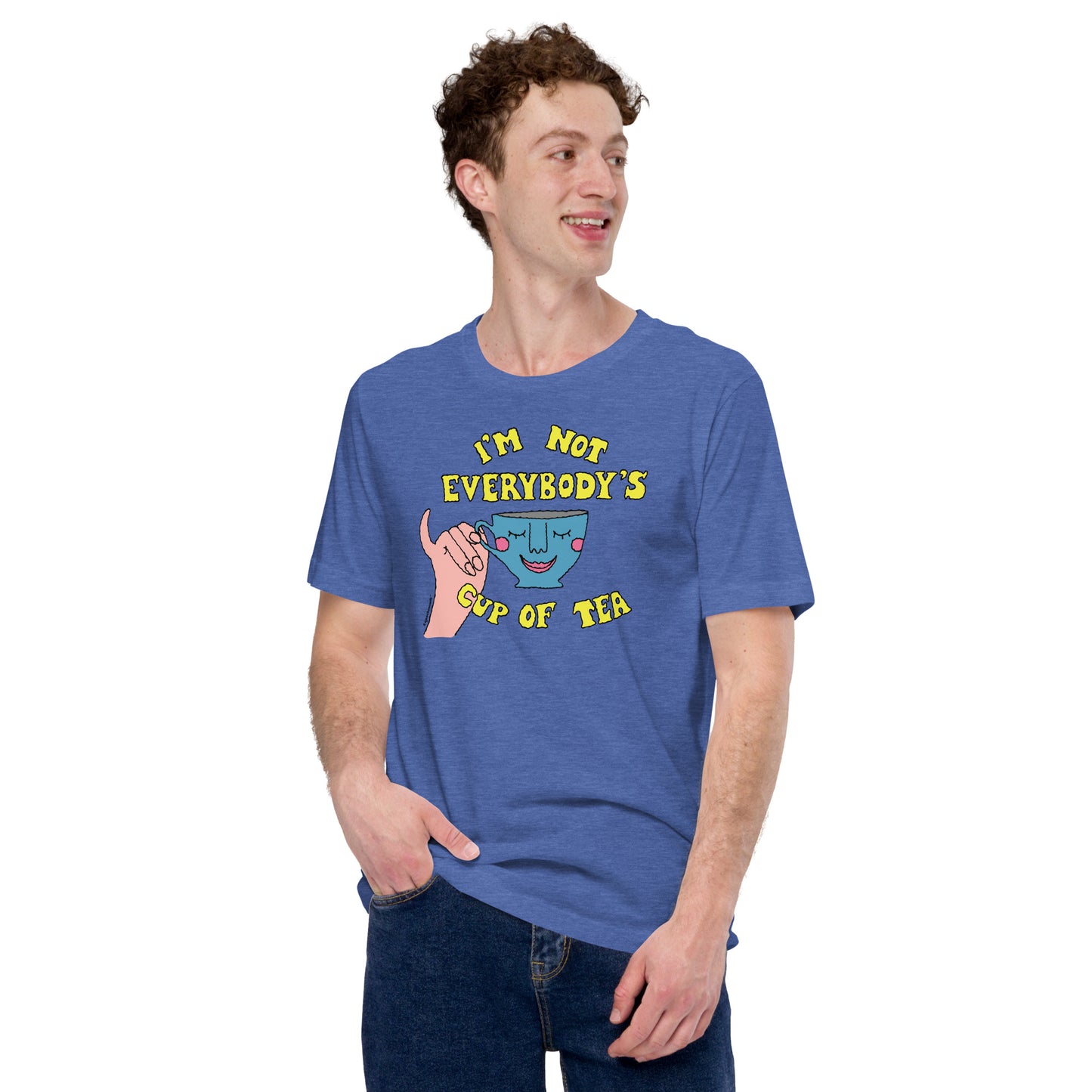 i'm not everybody's cup of tea shirt,men's 5 mockups,front