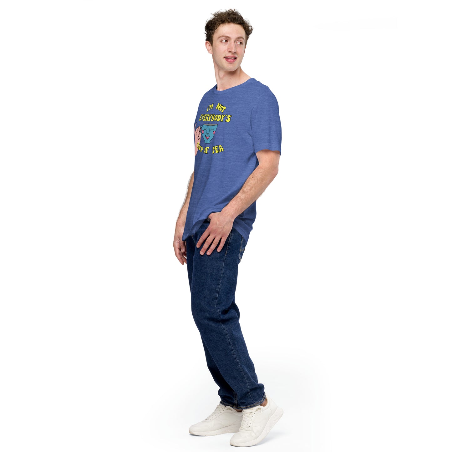 i'm not everybody's cup of tea shirt,men's 5 mockups,left front