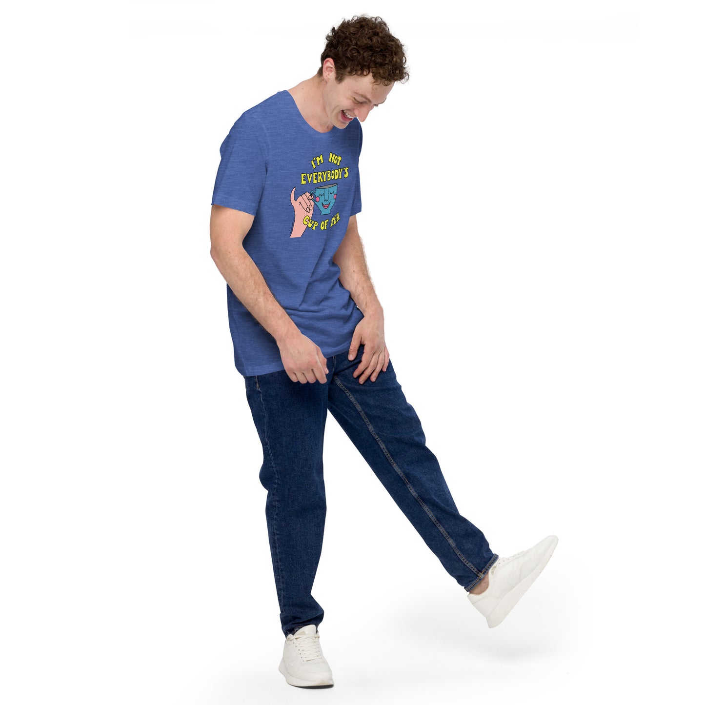 i'm not everybody's cup of tea shirt,men's 5 mockups,right front