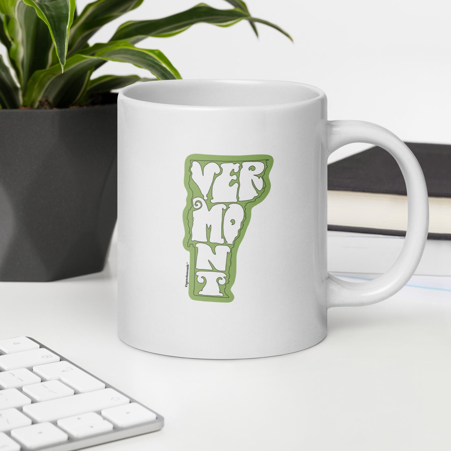 vermont coffee mug displayed in context