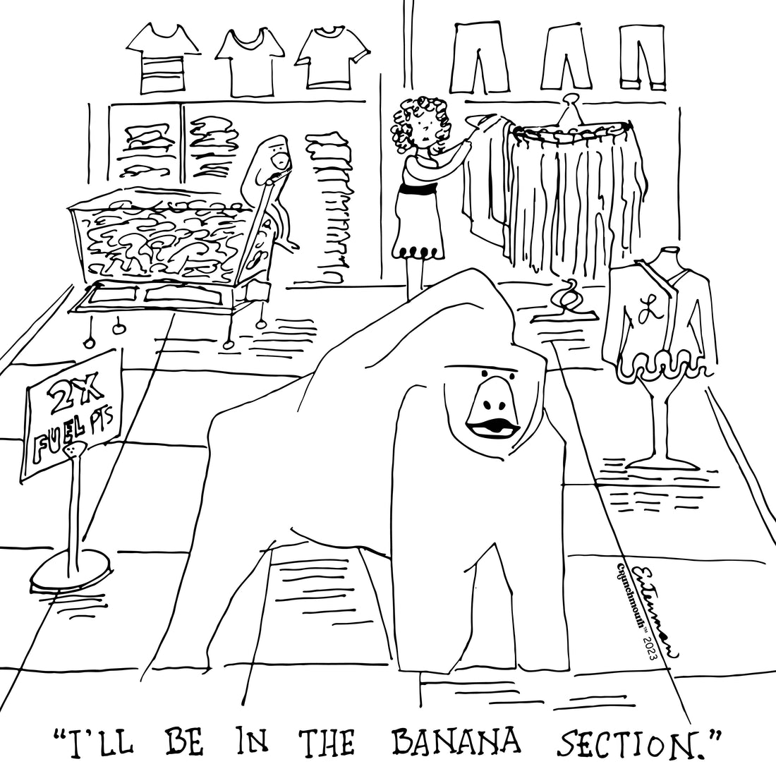 Cartoon of the Week - I'll Be in the Banana Section