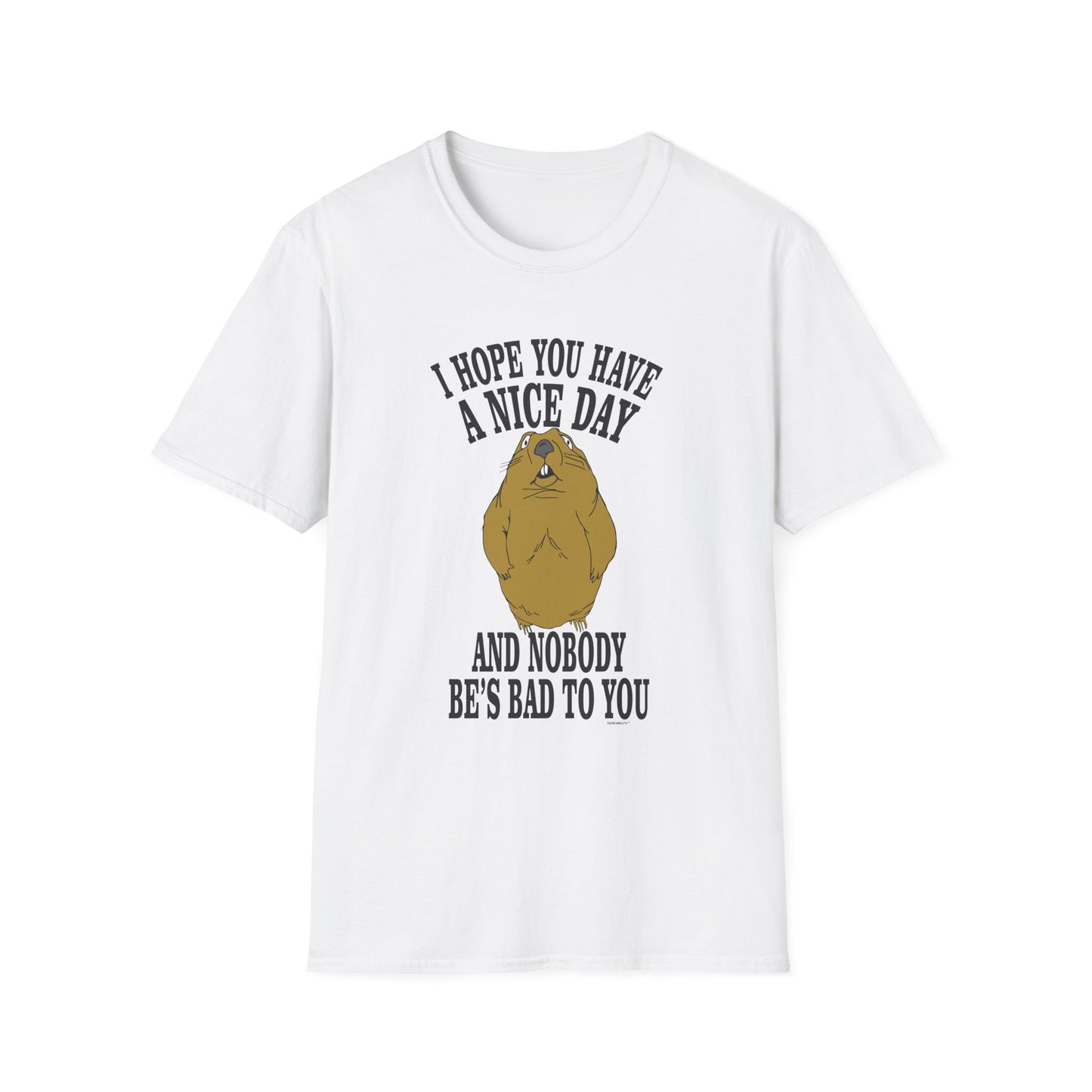 i hope you have a nice day and nobody be's bad to you T-Shirt