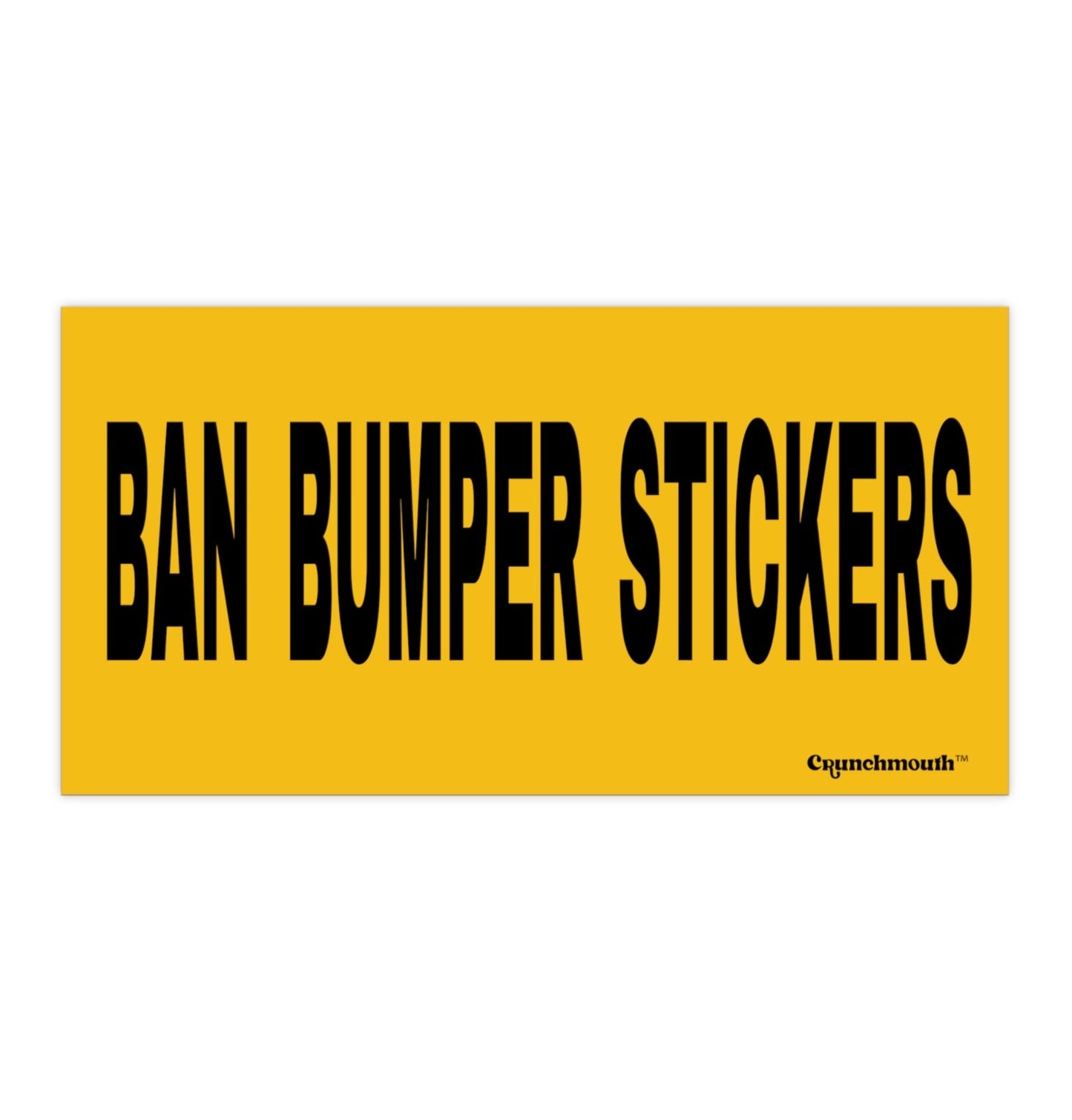 ban bumper stickers funny retro road trip bumper sticker