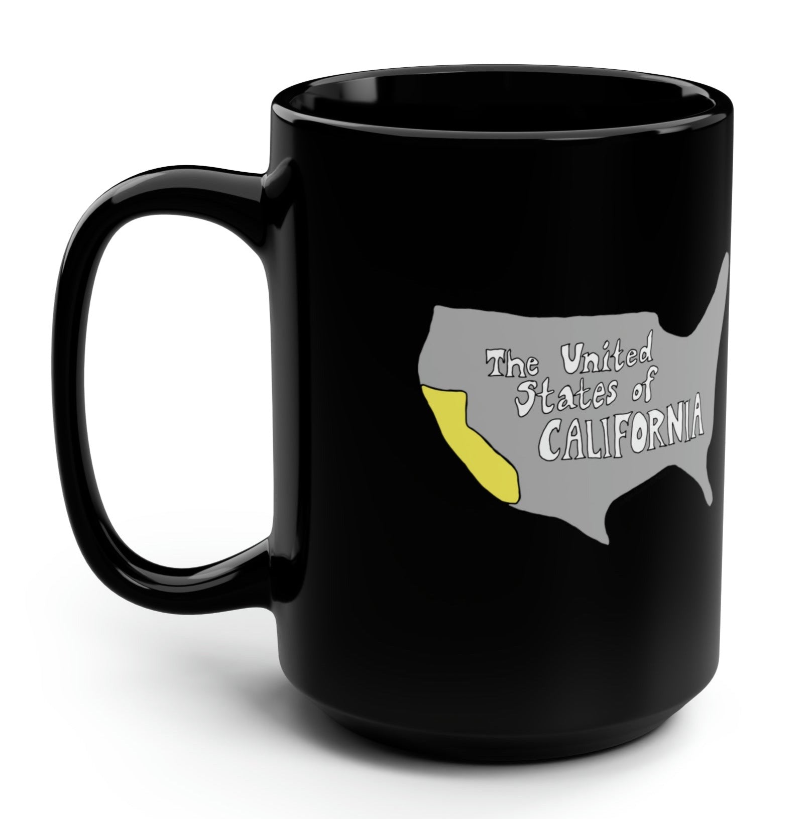 united states of california black ceramic mug context 5