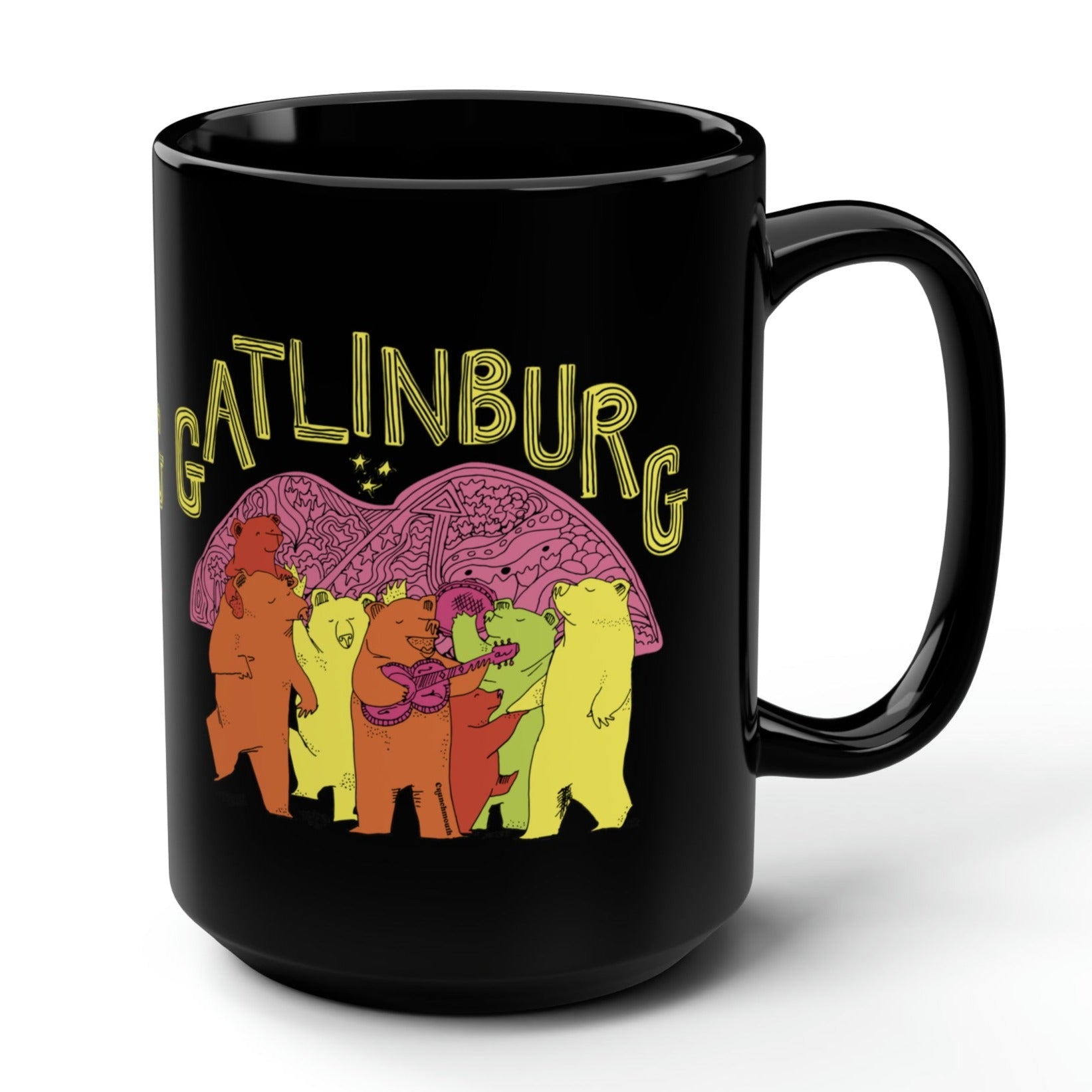 gatlinburg tn dancing bears mug