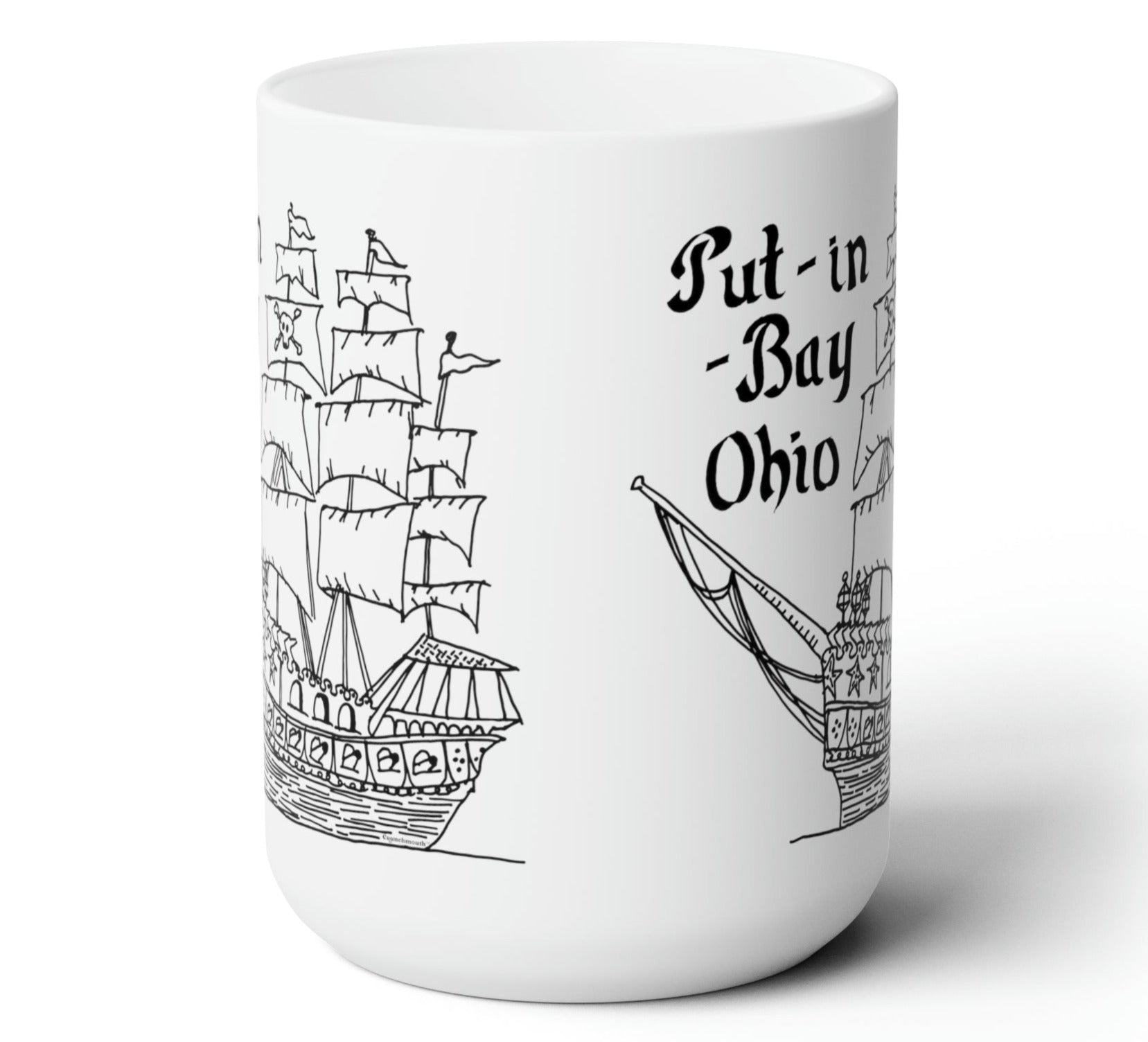 put in bay ohio white ceramic coffee mug context 2
