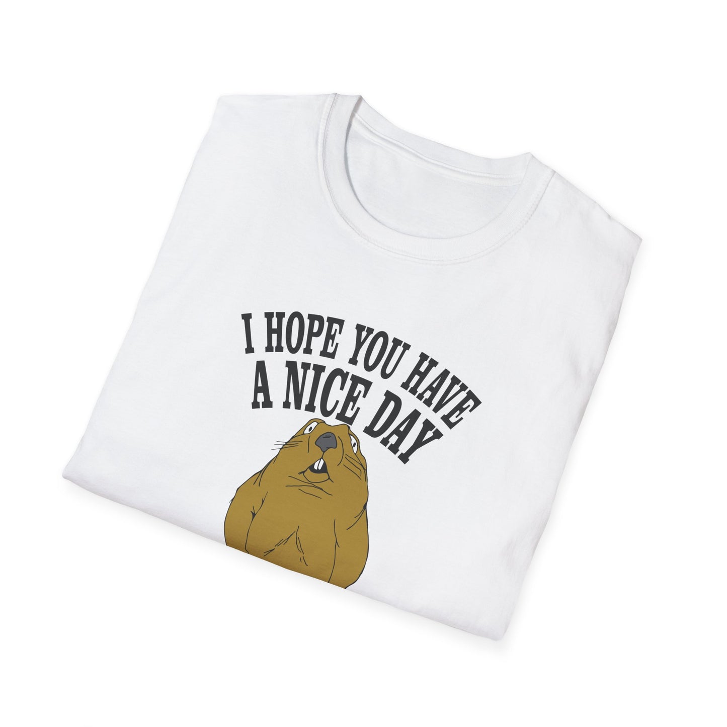 i hope you have a nice day and nobody be's bad to you T-Shirt