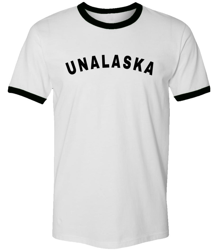 Unalaska Alaska Ringer Tee | AK Road Trip Shirt