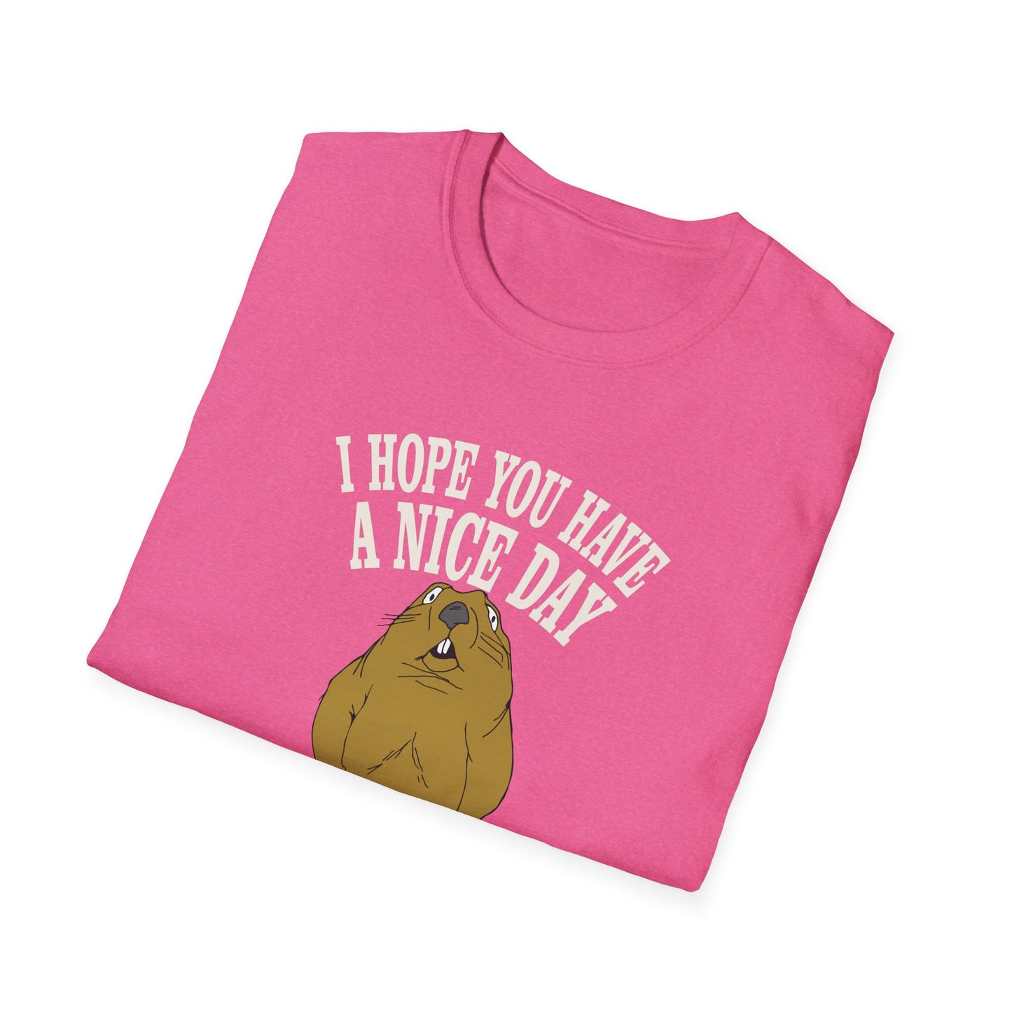 i hope you have a nice day and nobody be's bad to you T-Shirt