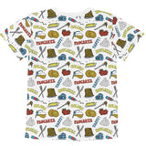 hotcakes shirt for boys and girls, back