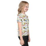 pancakes all over print t shirt for kids, girl&#39;s right