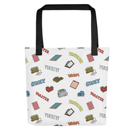toaster pastry pop tarts tote bag 