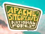 apache sitgreaves national forest vinyl sticker, cloud sky background