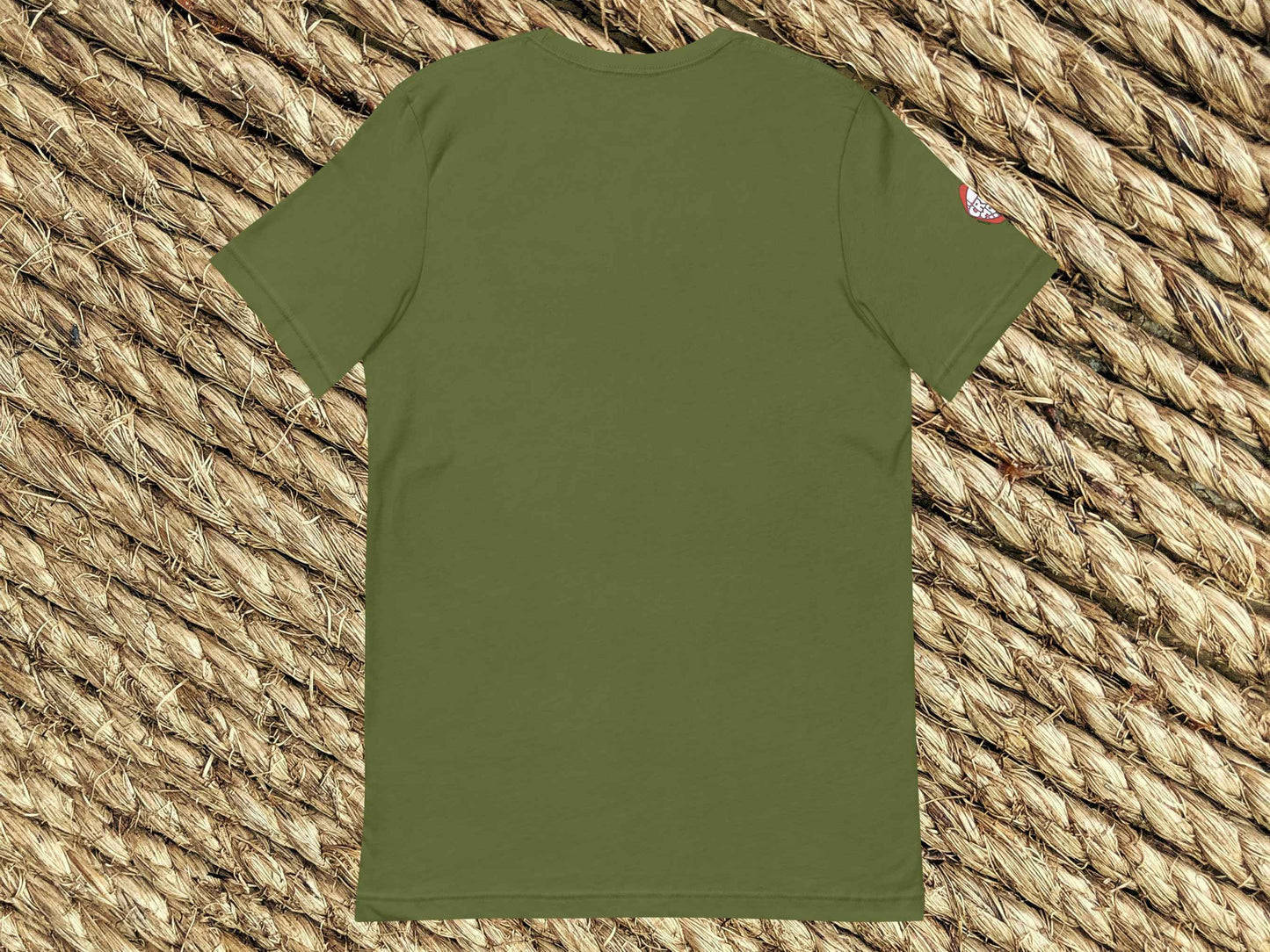 blind squirrel shirt, funny squirrel shirts, back, flat, brown woven rug background