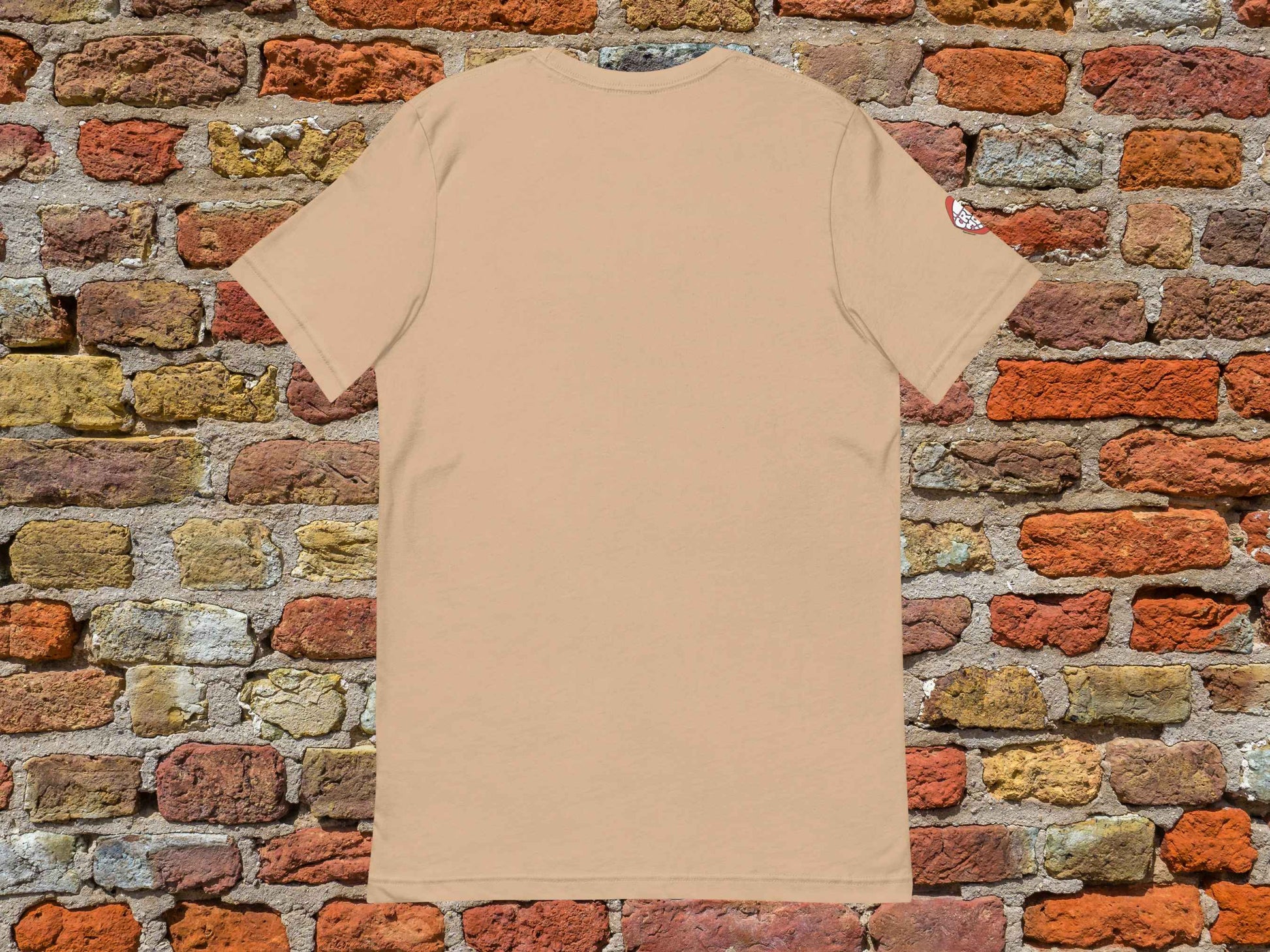 chicago tshirt, retro t shirts, flat, back, red brick wall background