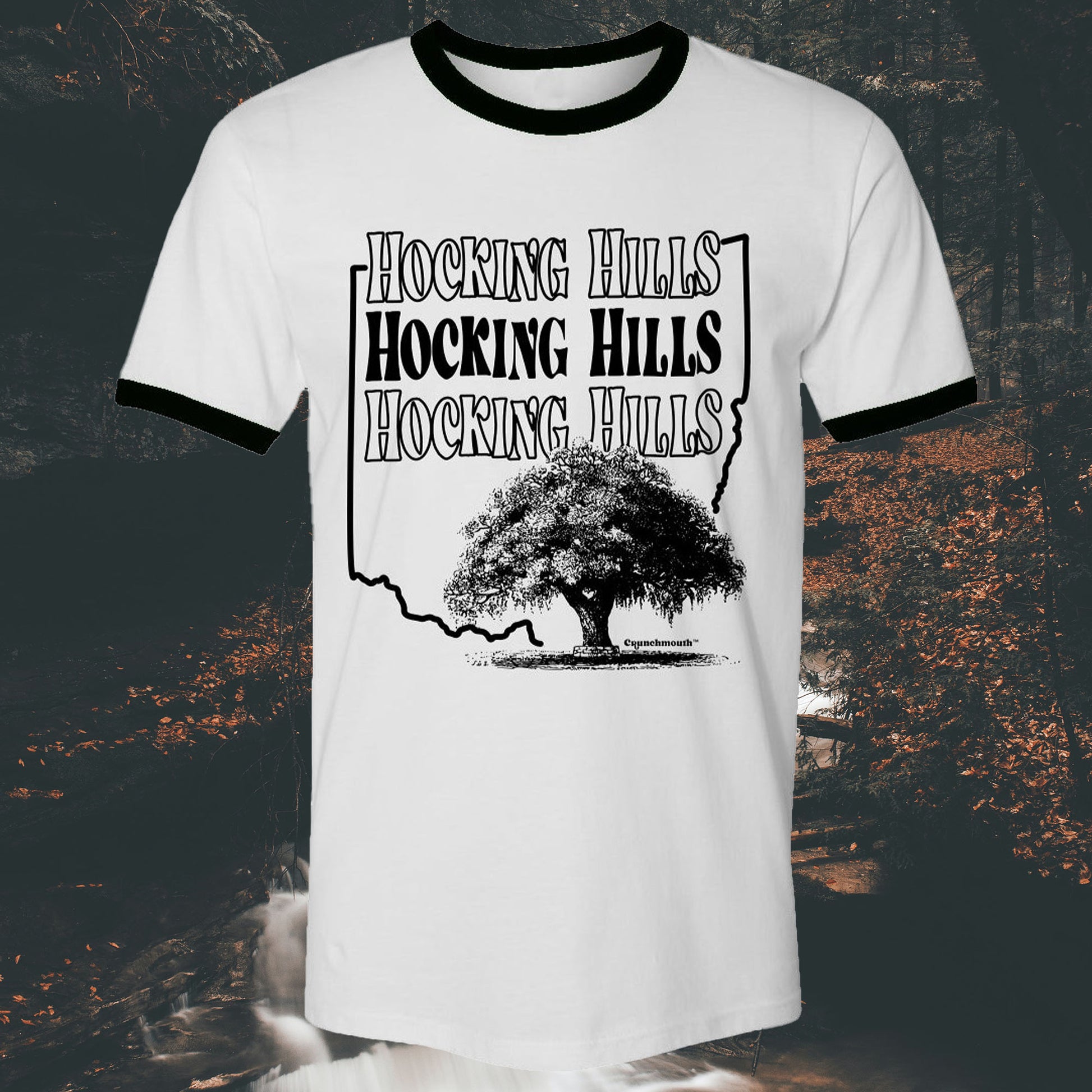 hocking hills ohio state park ringer shirt