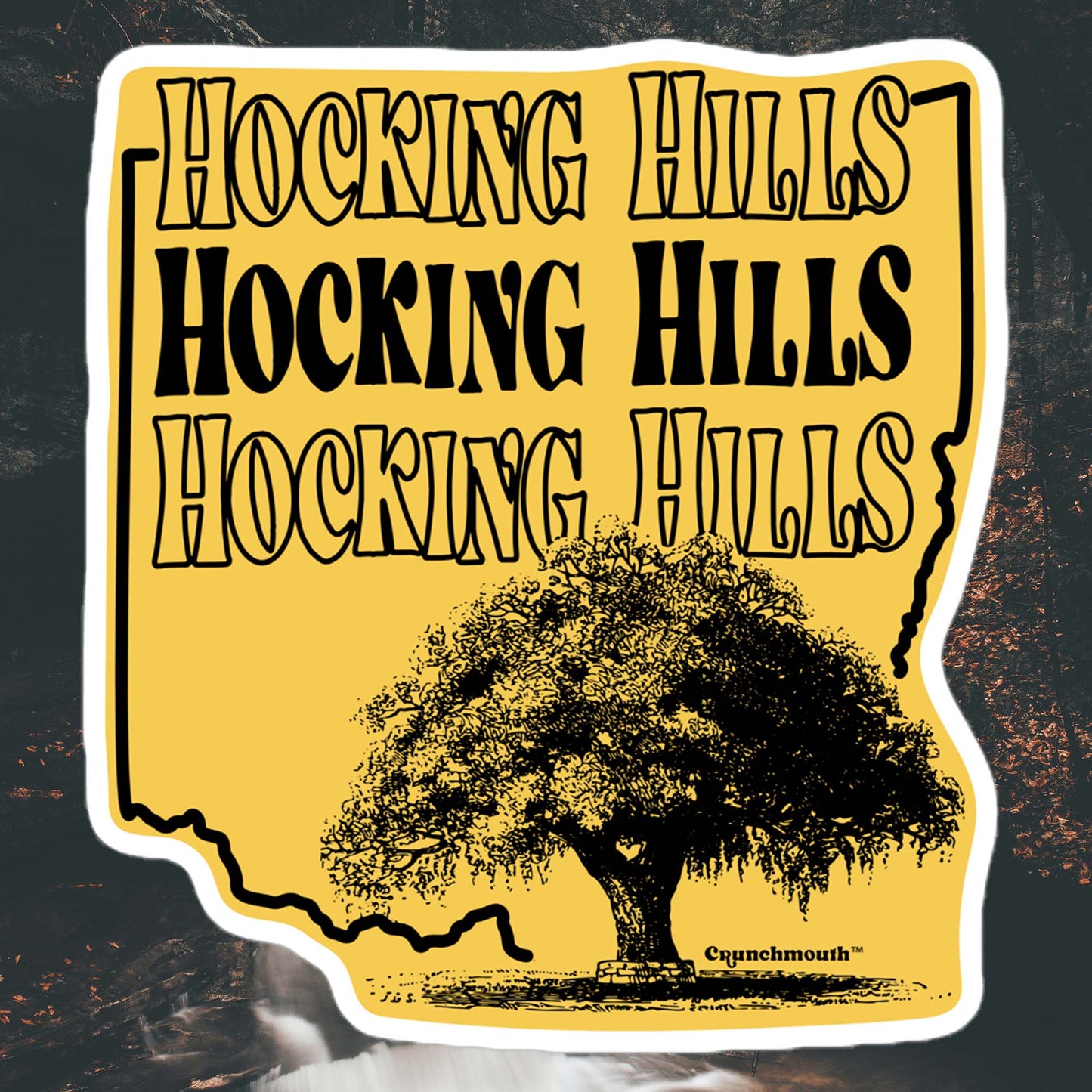 hocking hills vinyl sticker gallery pic