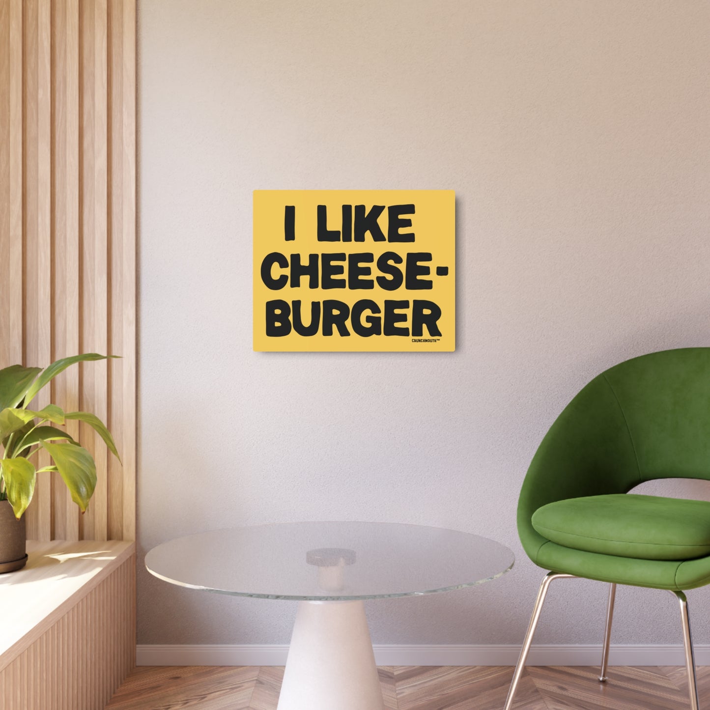 I Like Cheeseburger Wall Art