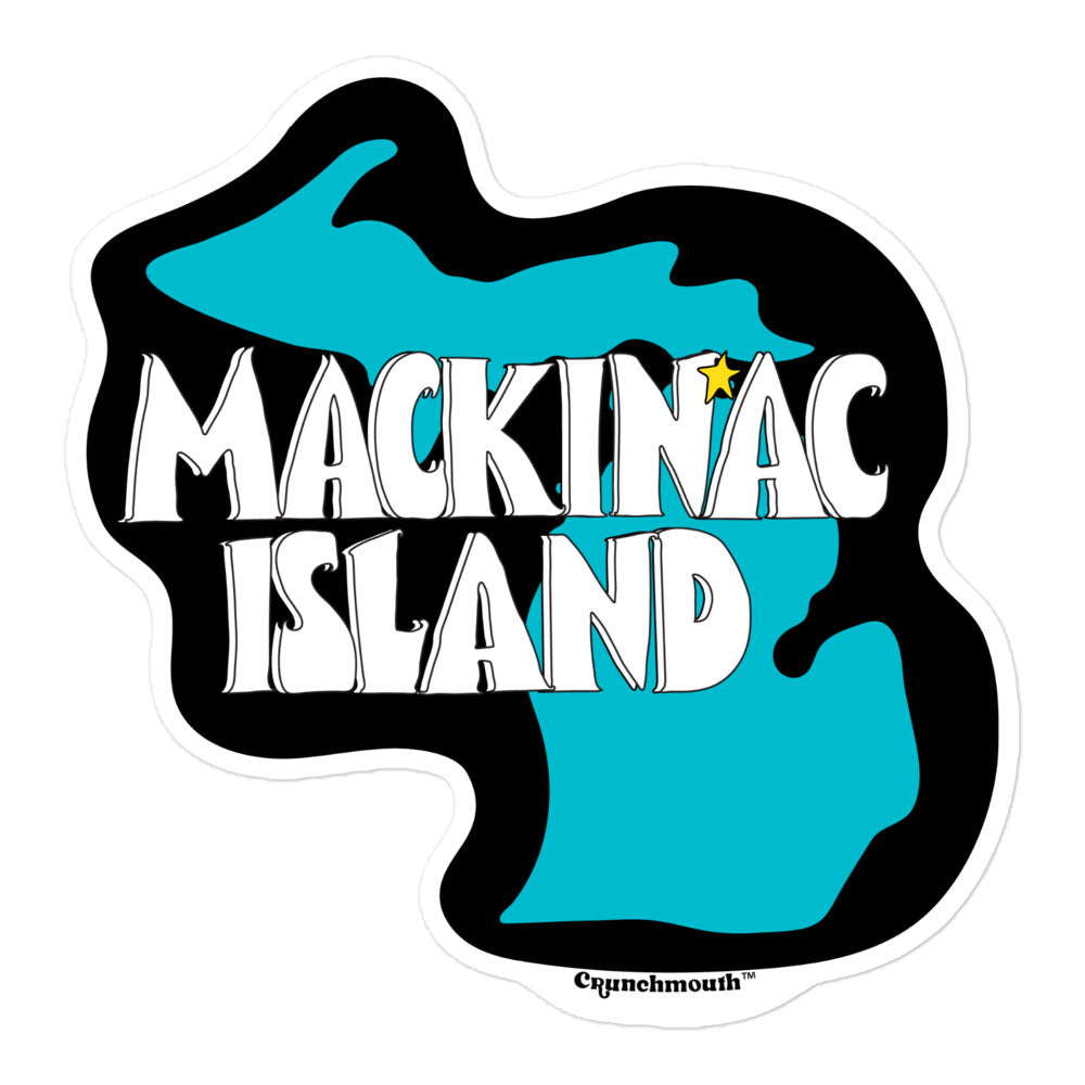 mackinac island michigan vinyl decal