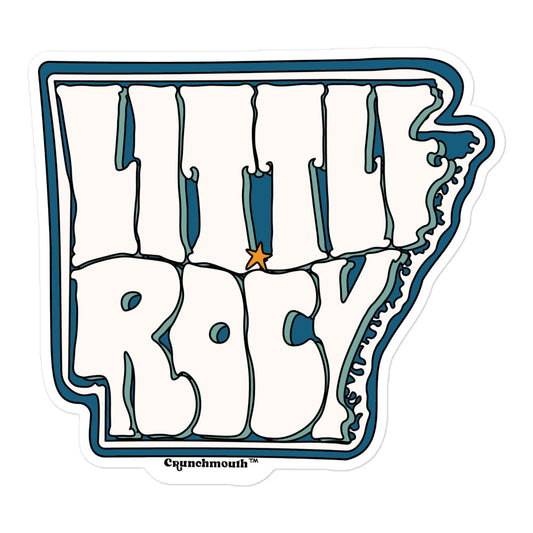 little rock arkansas waterproof vinyl sticker