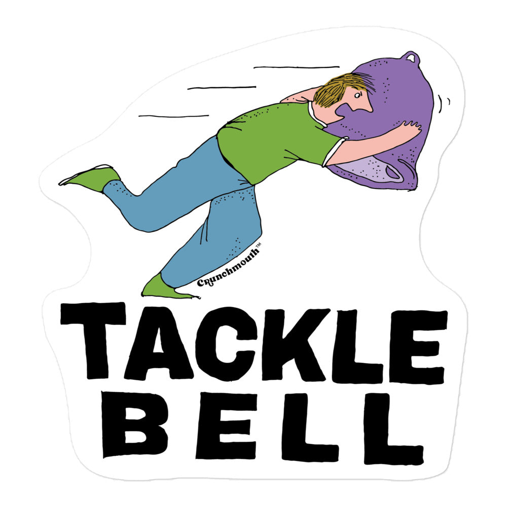 tackle bell vinyl sticker