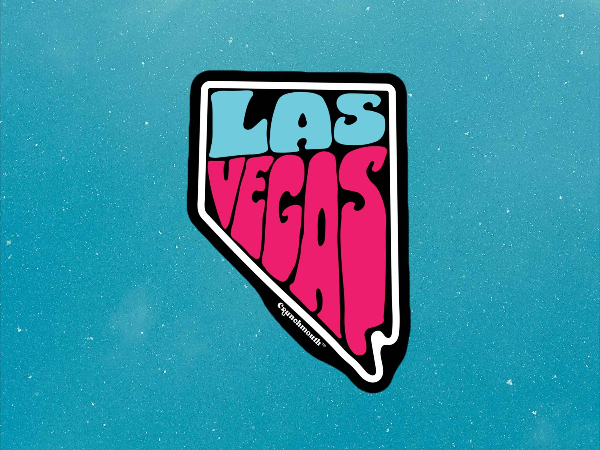 las vegas sticker, travel luggage stickers, blue sky background