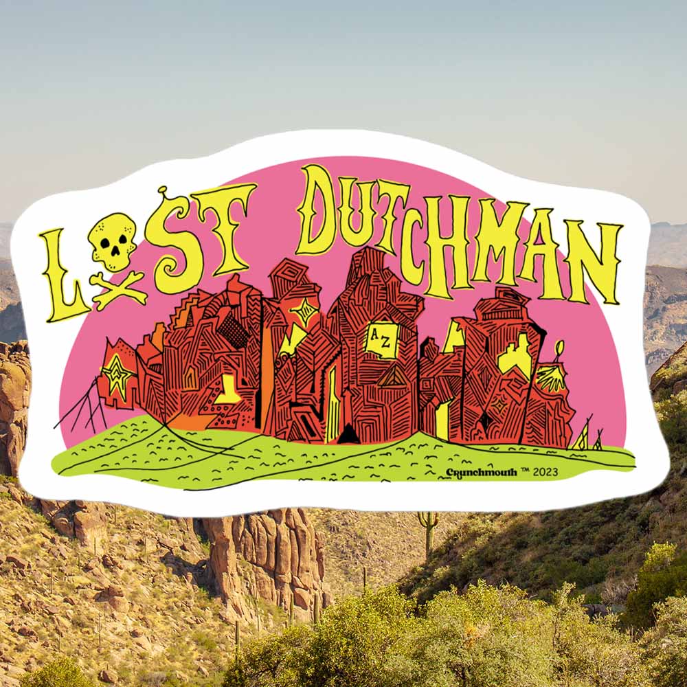 lost dutchman state park apache junction arizona vinyl decal