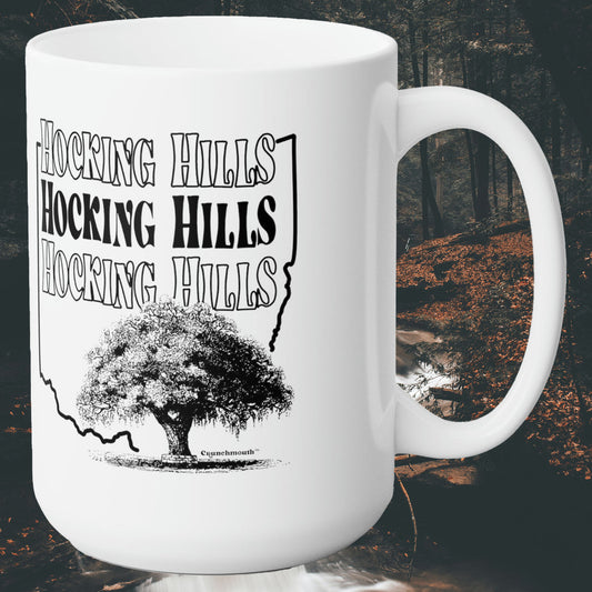 hocking hills state park 15 ounce white ceramic coffee mug gallery pic