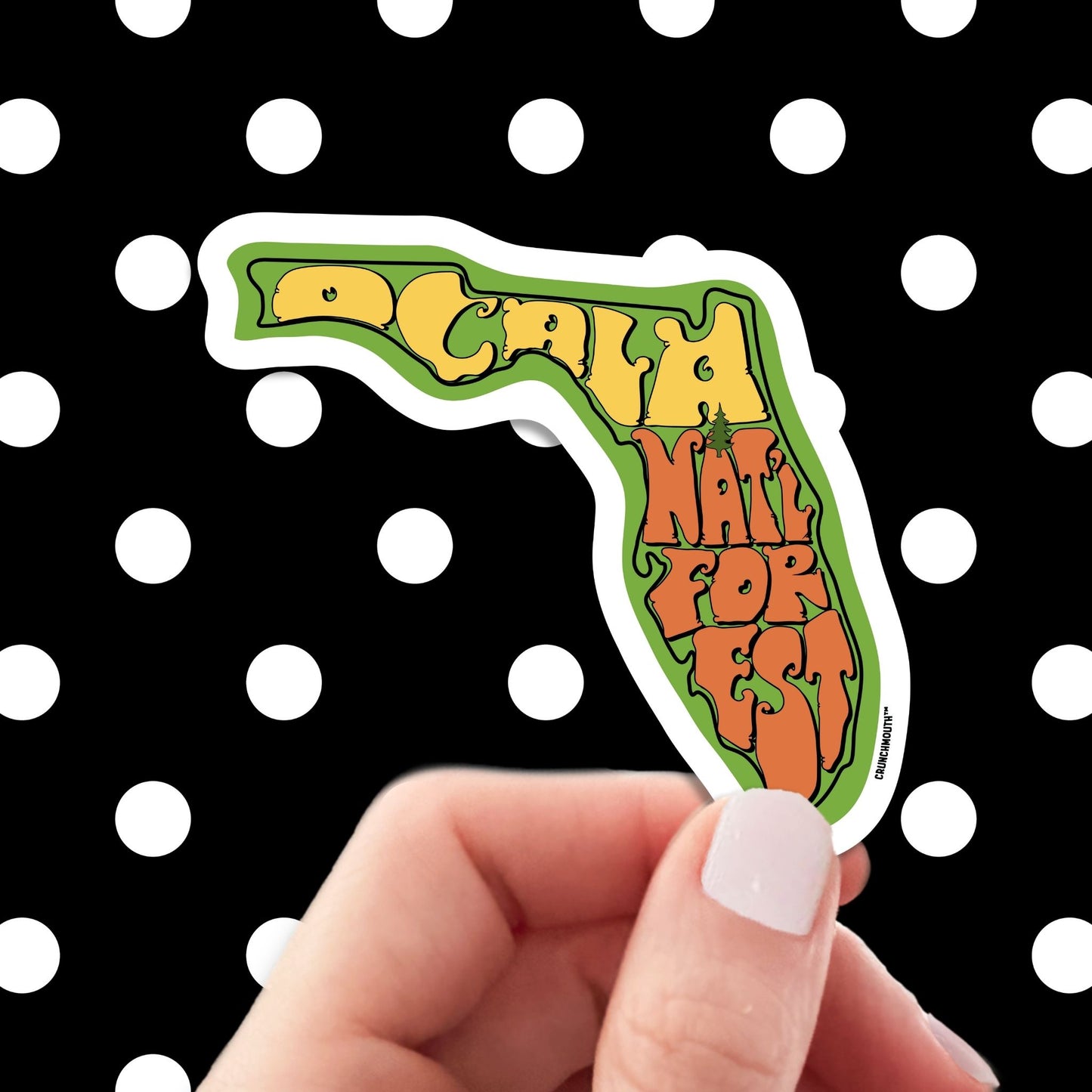 Ocala National Forest Travel Luggage Sticker