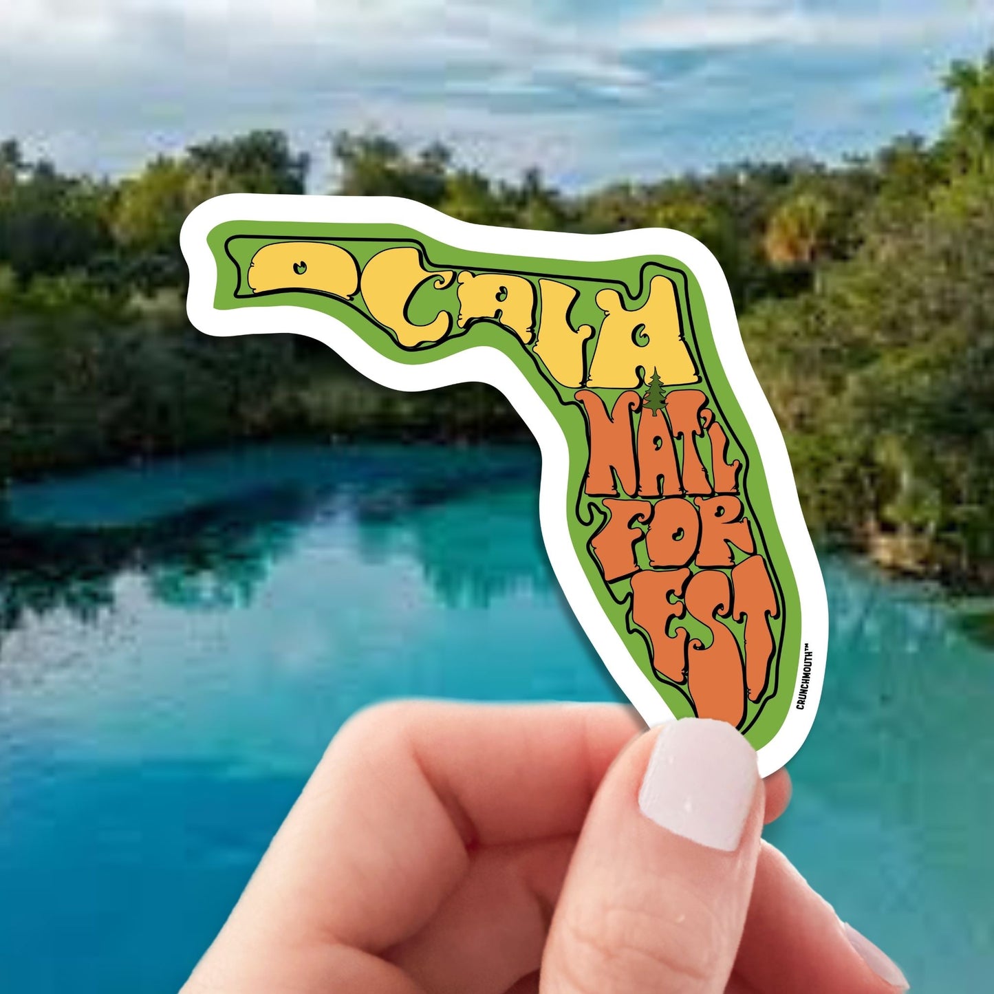 Ocala National Forest Travel Luggage Sticker