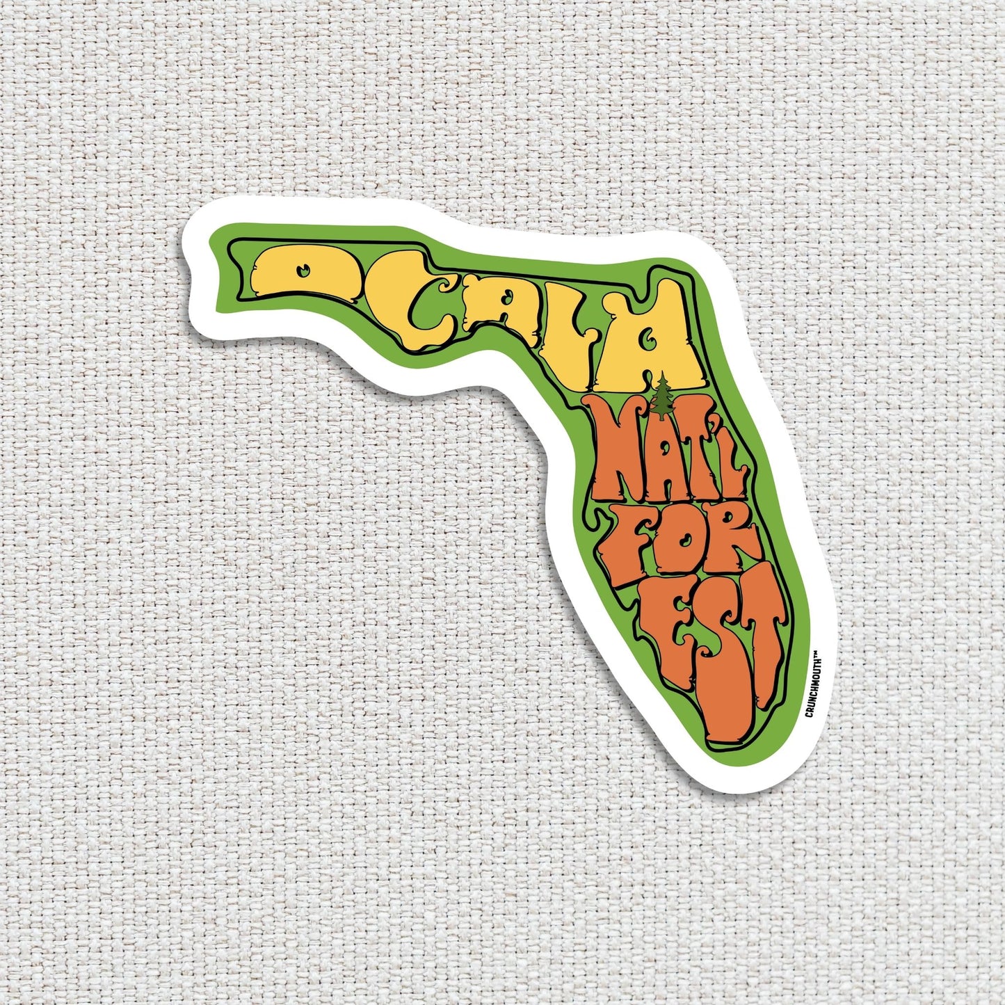 Ocala National Forest Travel Luggage Sticker