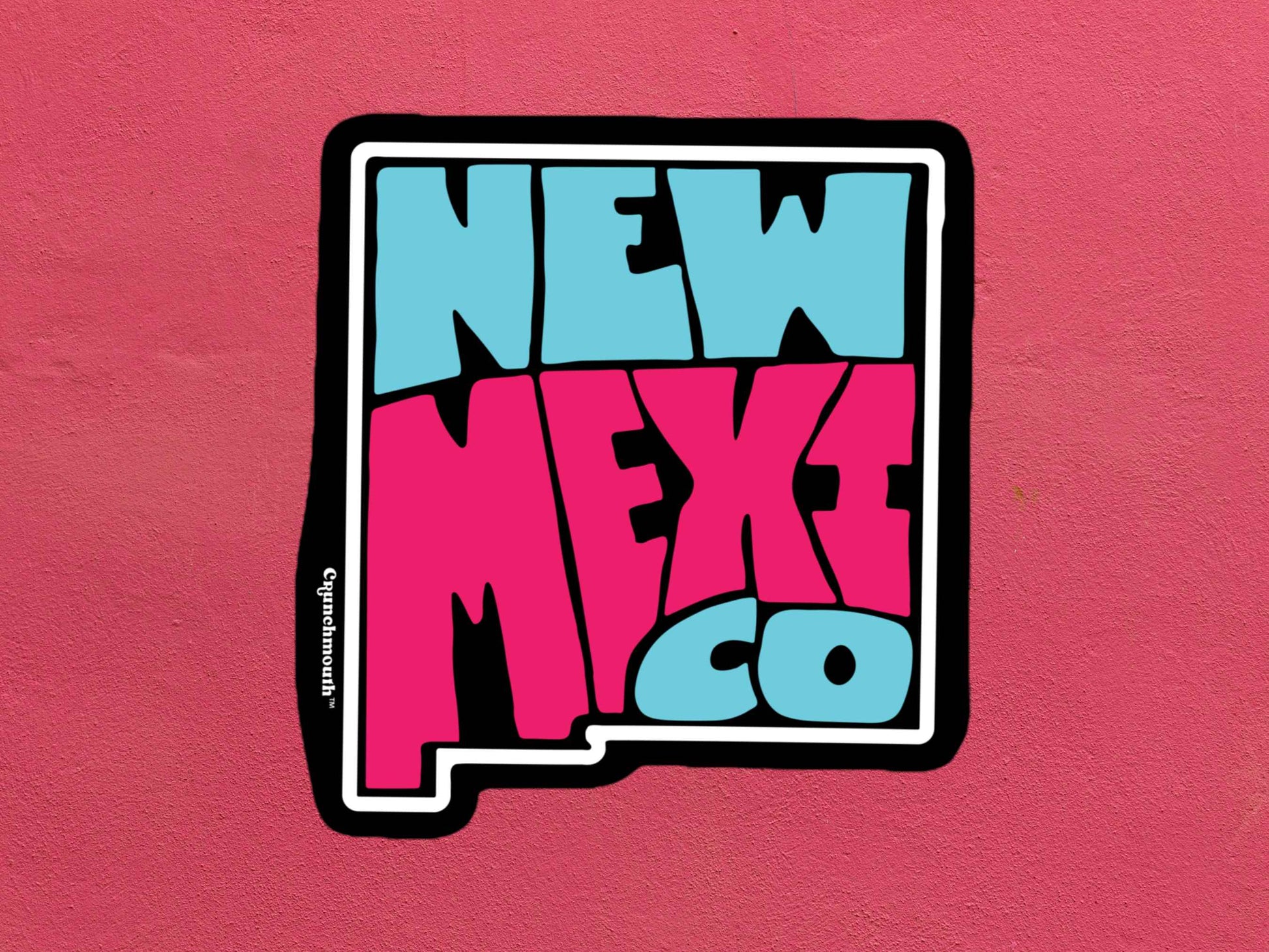 state of new mexico sticker, travel luggage stickers, rose textured background