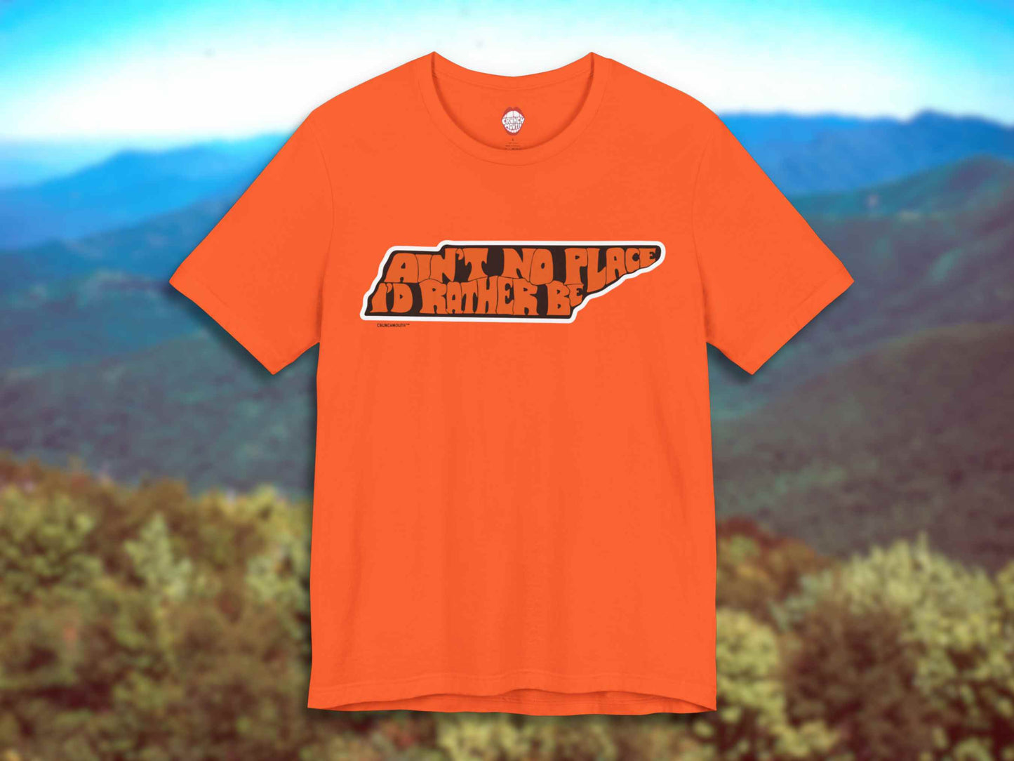 tennessee ain't no place i'd rather be shirt, grateful dead tennessee jed, front, smoky mountains background