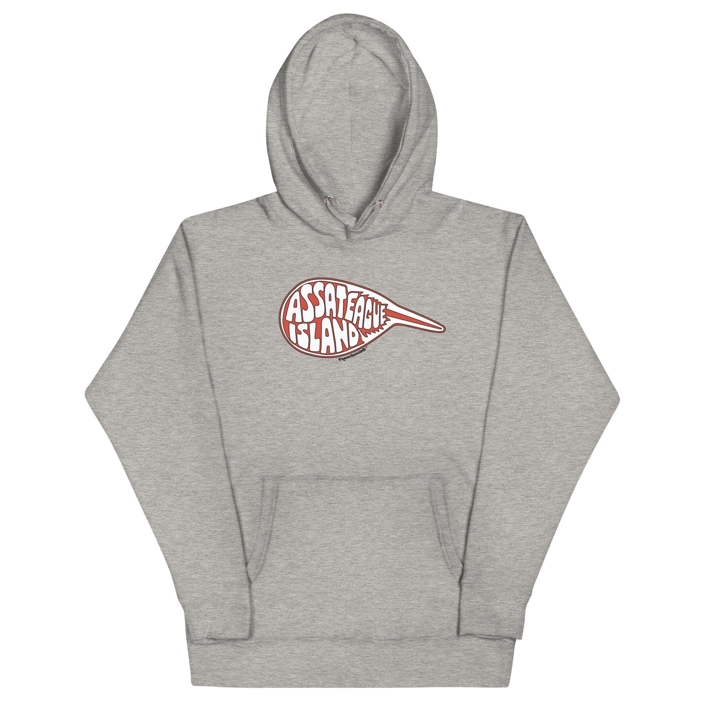 assateague island horseshoe crab hoodie, unisex