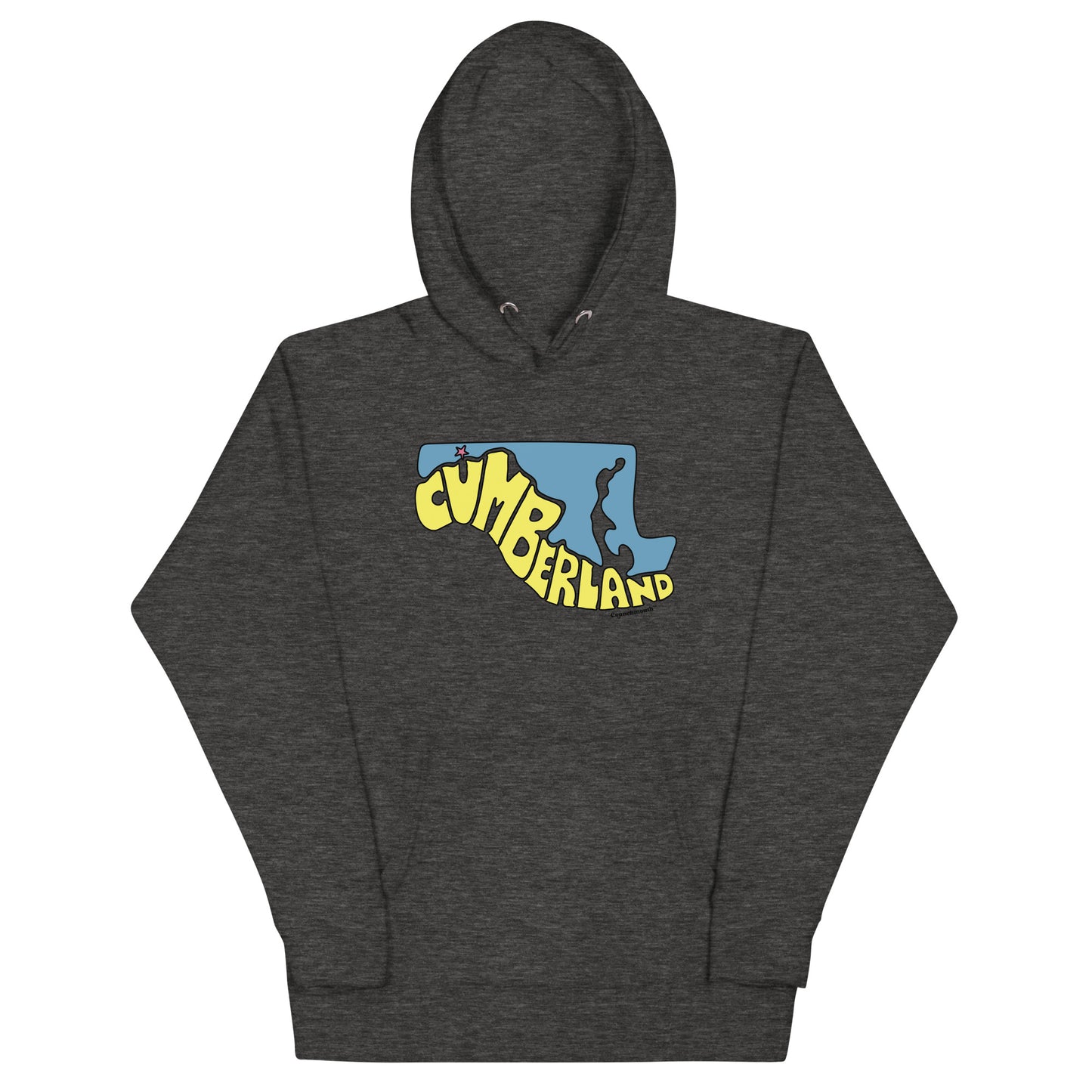 cumberland maryland vintage inspired hoodie