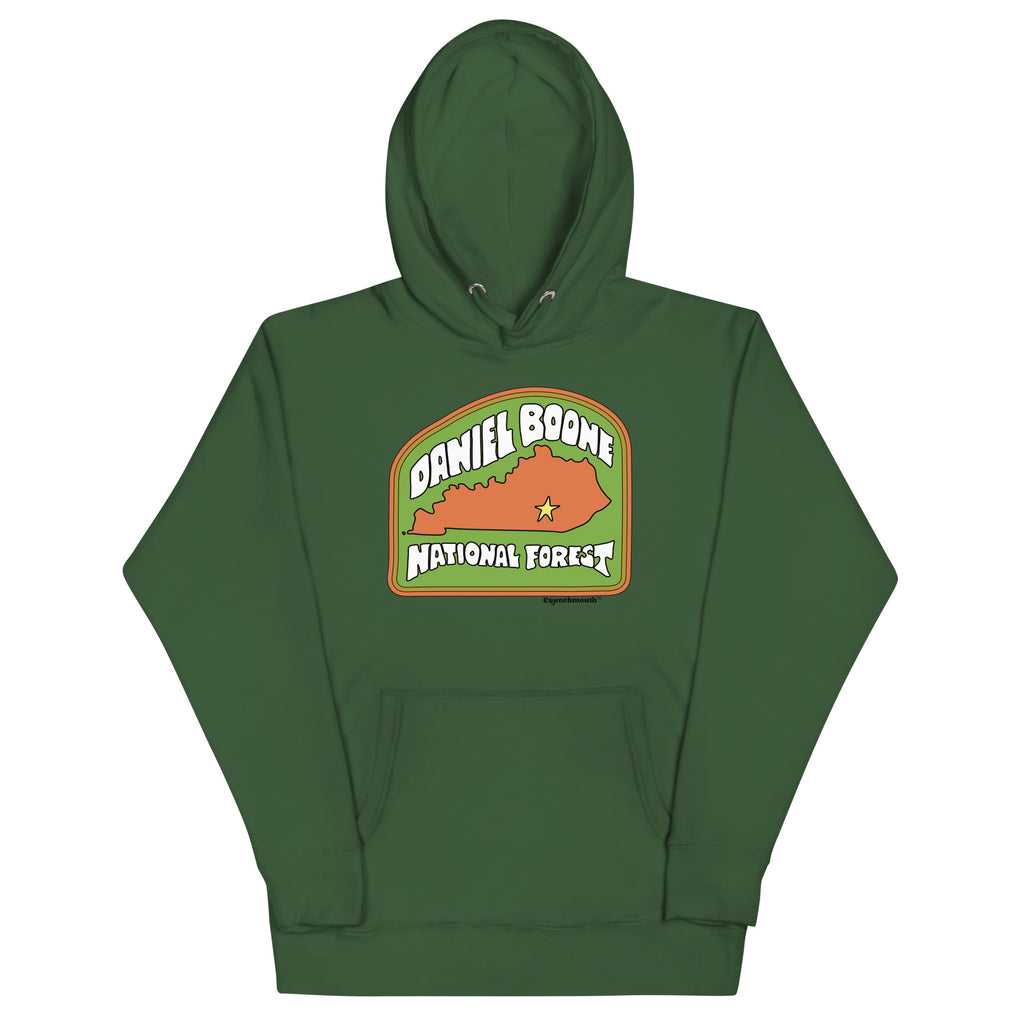 daniel boone national forest kentucky hoodie, unisex