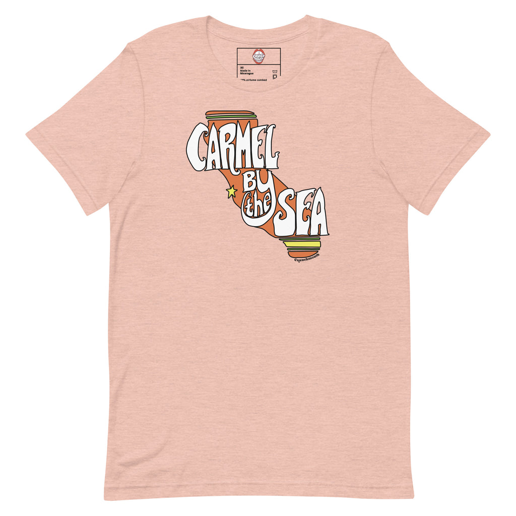 carmel by the sea california tshirt, unisex
