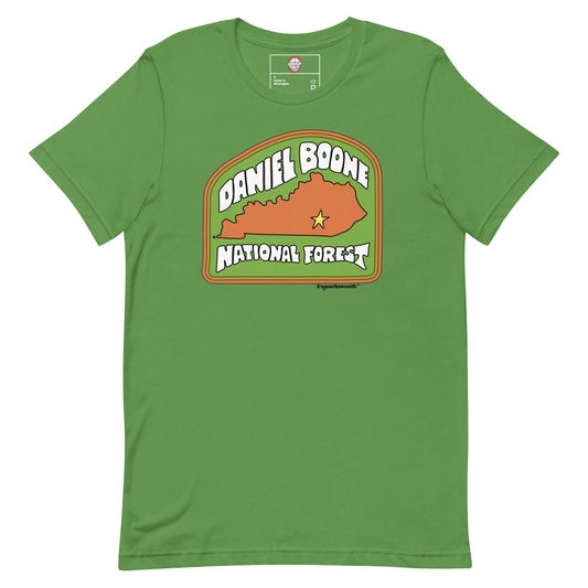 daniel boone national forest kentucky tshirt