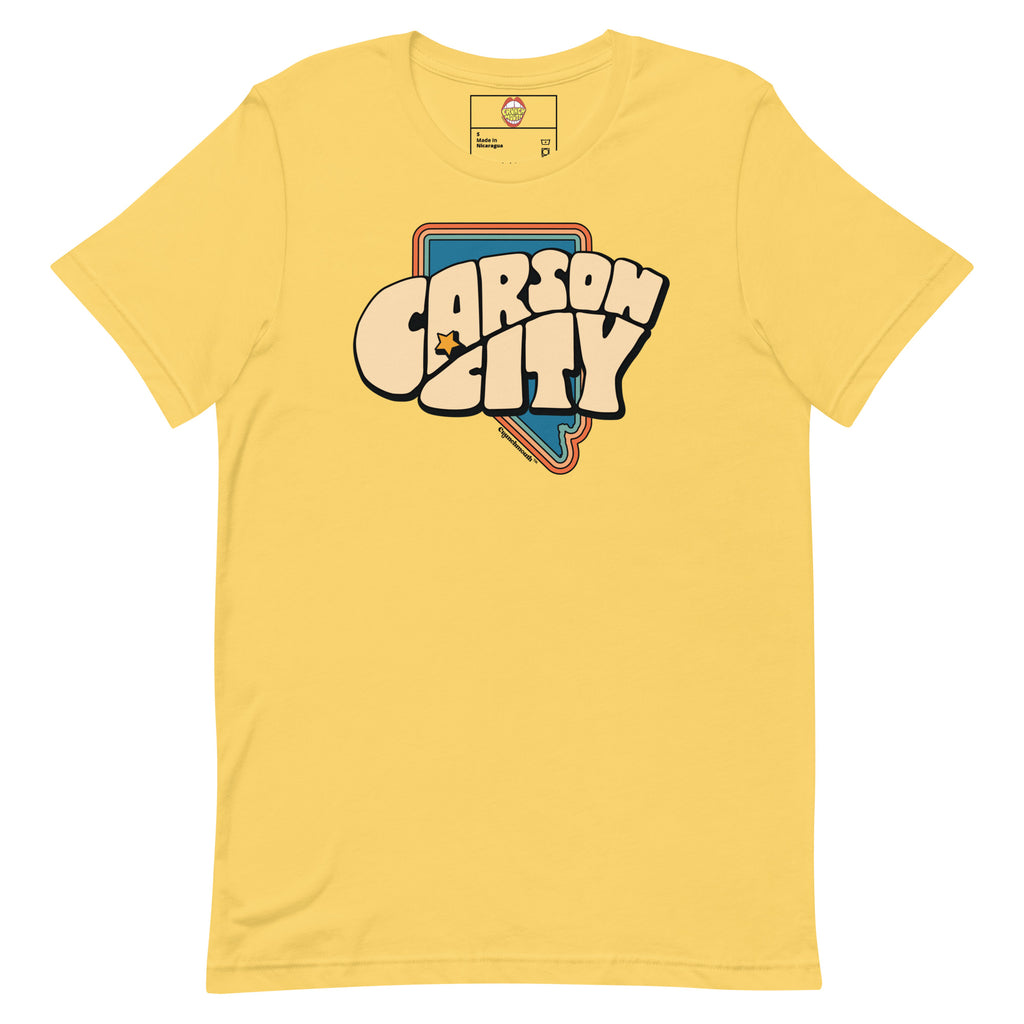 carson city nevada 70s style retro shirt